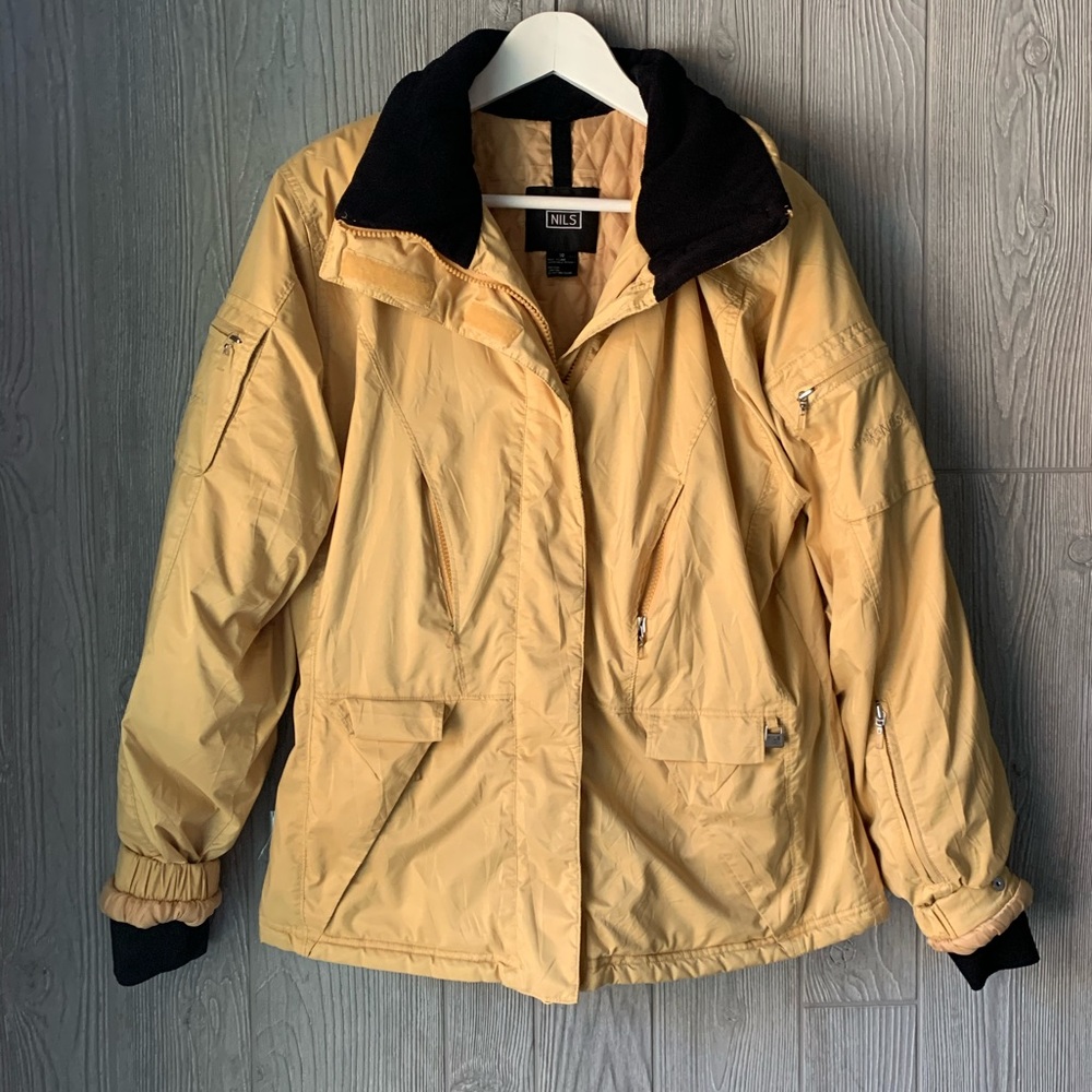 NILS Yellow Ski Snow Jacket women’s size 10